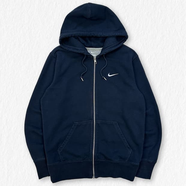 나이키 약기모 후드집업 네이비