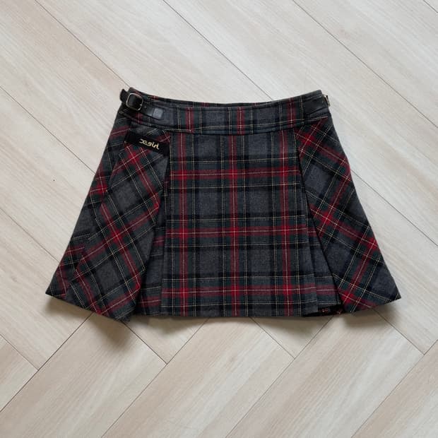 [X-GIRL] tartan check mini skirt