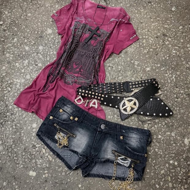 Gliter Detail Top