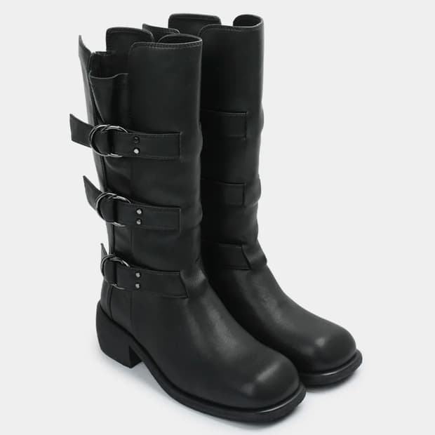 이크닉 000 3-buckle biker boots 부츠