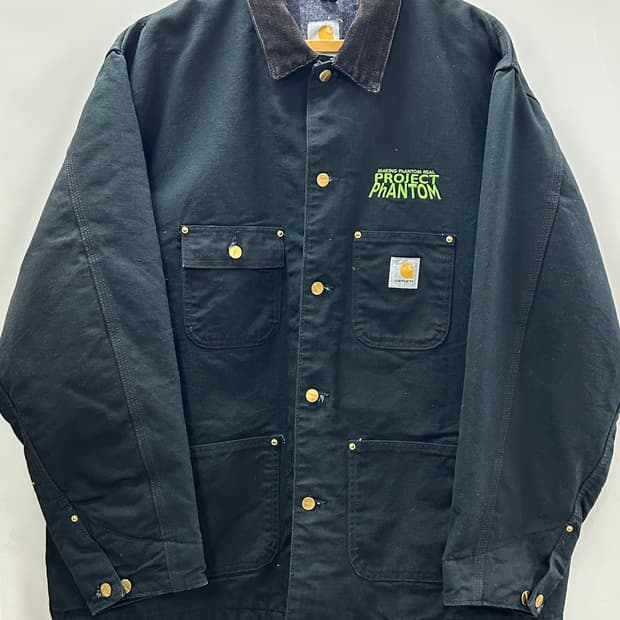 빈티지 칼하트 블랑켓 캔버스 초어 워크 자켓 [52R]