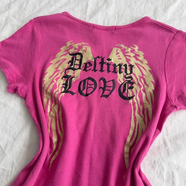 갸루 y2k 펑크 지브라 반팔 티셔츠