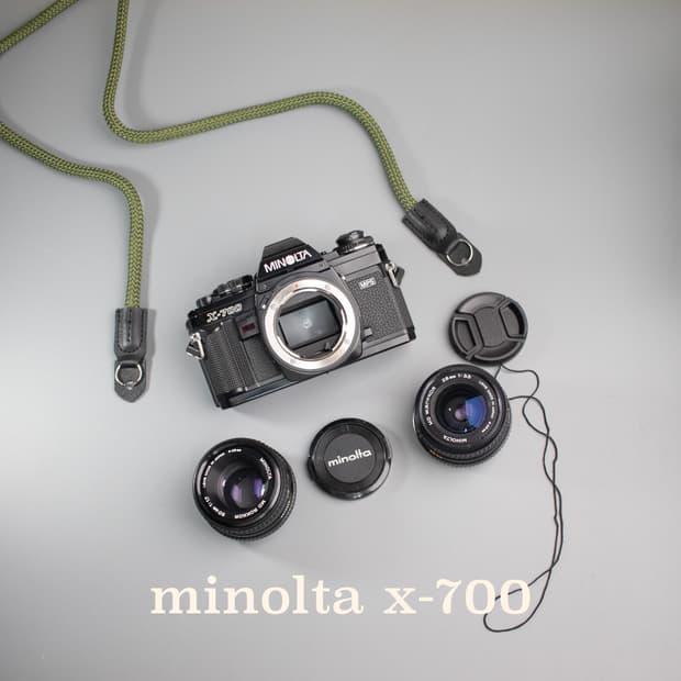 미놀타 x700+50mm+28mm 듀얼렌즈세트 (전체분해 오버홀)