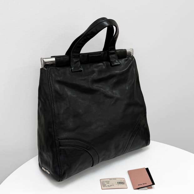 미우미우 비텔로 보사 세르니에라 토트백