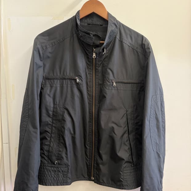 N246. 휴고보스 바이커 자켓