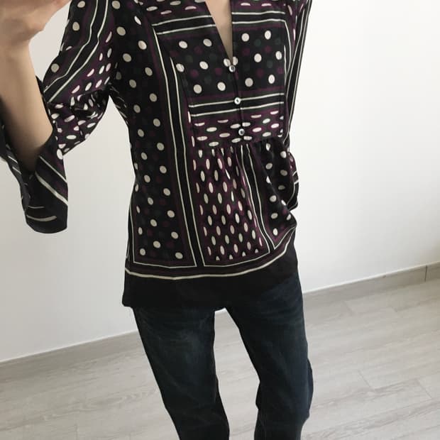 dai dai pattern blouse