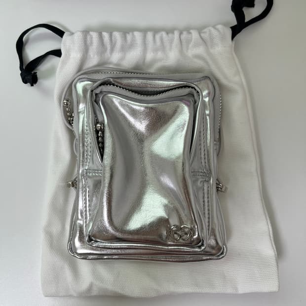 kijun 미니백 실버