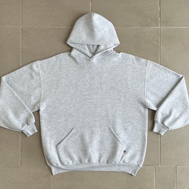 90s 빈티지 러셀 후드 그레이 XL USA
