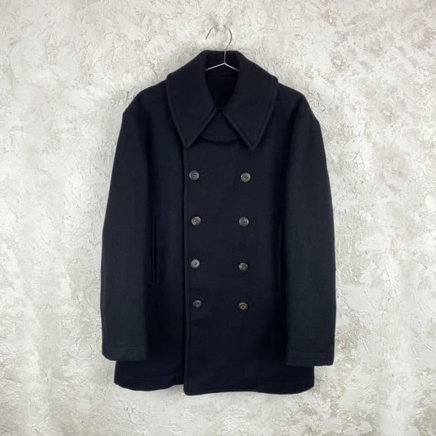 1990s 요지 야마모토 WORK SHOP 헤비 울 피 코트