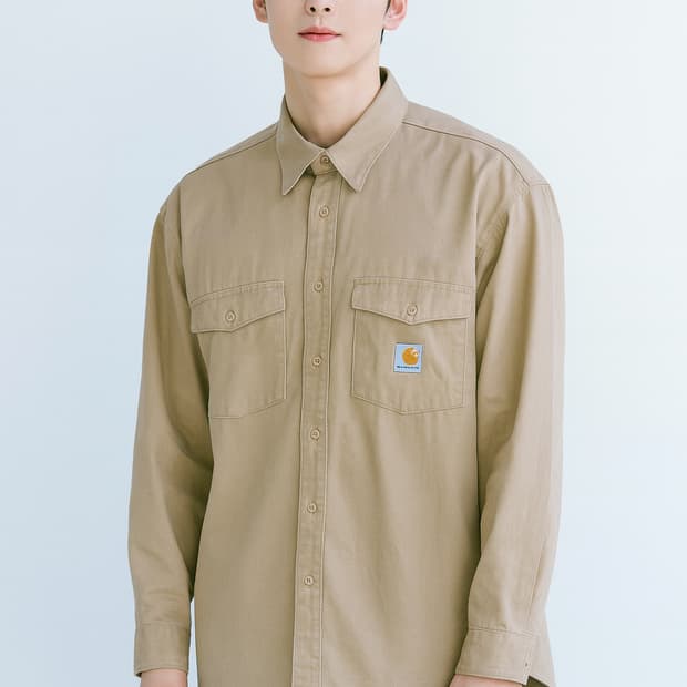 칼하트 FR 긴팔 포켓 워크셔츠_XL