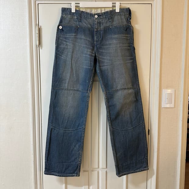 리바이스 신치백 디테일 데님