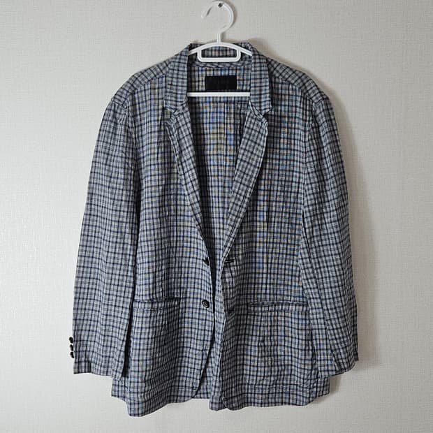 타임 옴므 TIME 린넨 마 블레이저 자켓 가디건 105