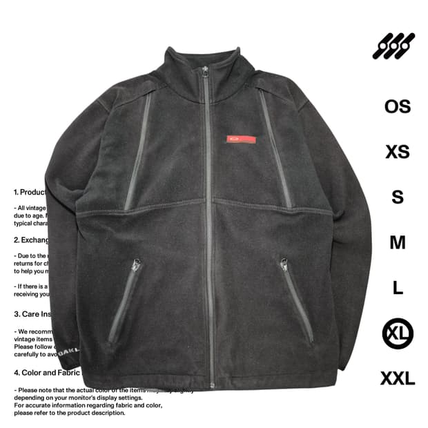 오클리 소프트웨어 00s XL사이즈 폴라플리스 집업