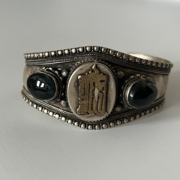 인도 빈티지 오닉스 뱅글