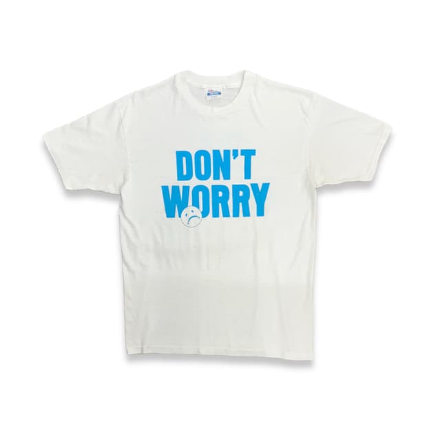 80s DON'T WORRY, BE HAPPY 티셔츠 L