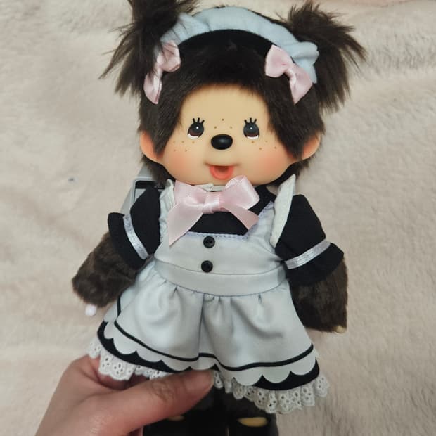 고전 메이드 몬치치 인형
