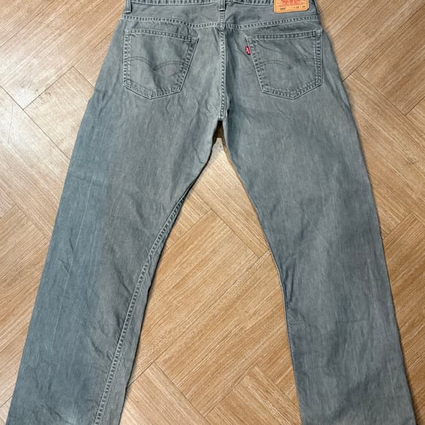 [34] 리바이스 569 그레이 와이드진 배기핏