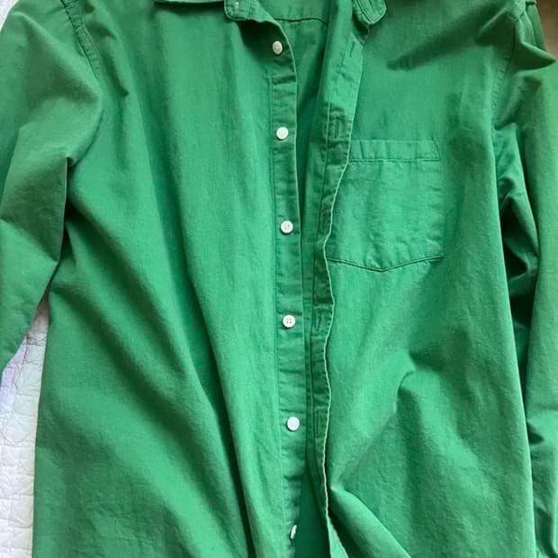 이얼즈어고 코튼드릴 삼록그린 레귤러핏