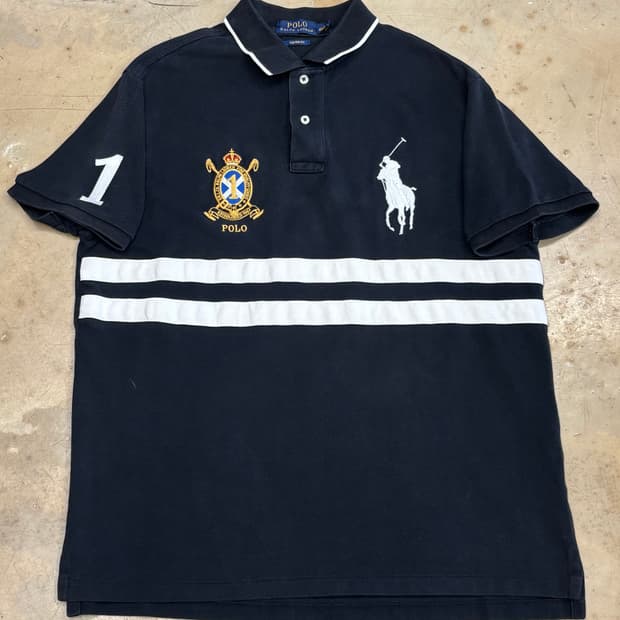 🫶🏻 폴로랄프로렌 빅포니 블랙 카라 반팔티 🫶🏻