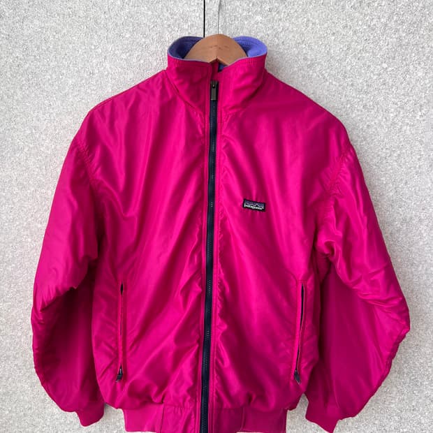 80's 파타고니아 신칠라 쉘드 봄버 자켓 핑크/퍼플 12size