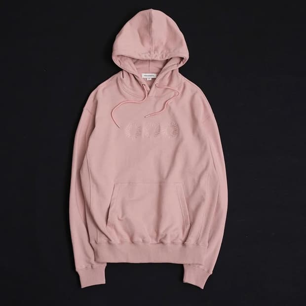 999휴머니티 EVD 후드티 핑크