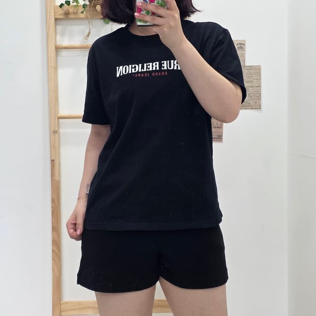 [프립]L/트루릴리젼 반팔티 블랙