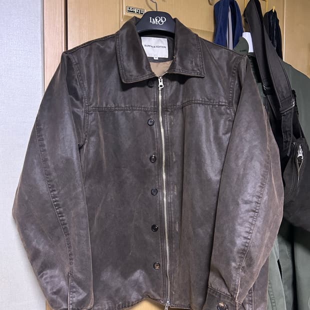 서피스에디션 버튼셔츠자켓 브라운 M