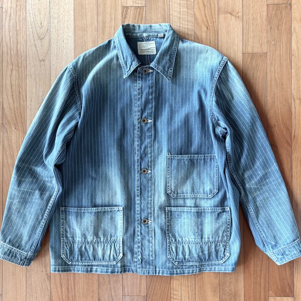 FULLCOUNT 2033HW-1 Indigo Wabashi Stripe