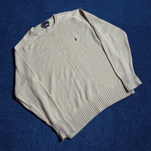 폴로 랄프로렌 베이지 니트