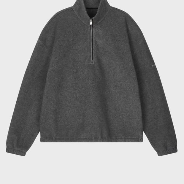 준느 J46 리플리스 그레이 하프집업 (M size)