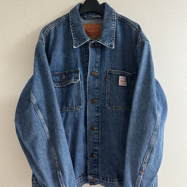리바이스 LEVIS 워크 자켓 L Xl 빈티지 청자켓