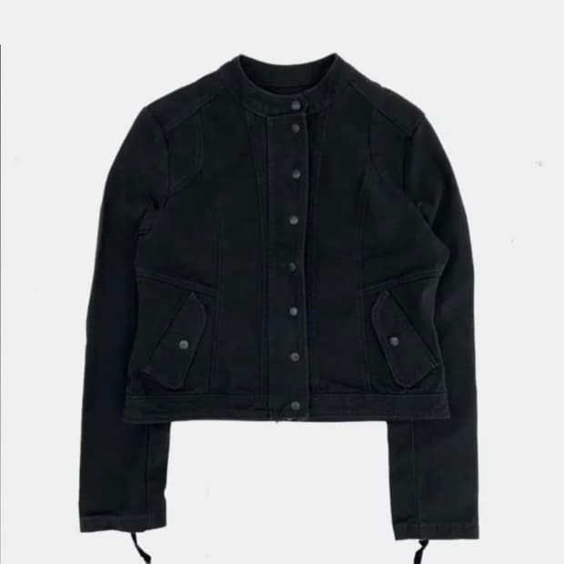 Lalameemee washed biker jacket