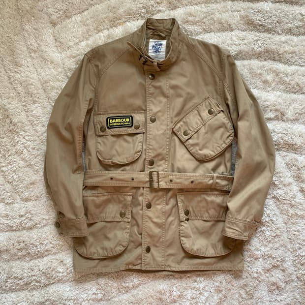 바버 인터네셔널 Washed Twill 자켓 스몰