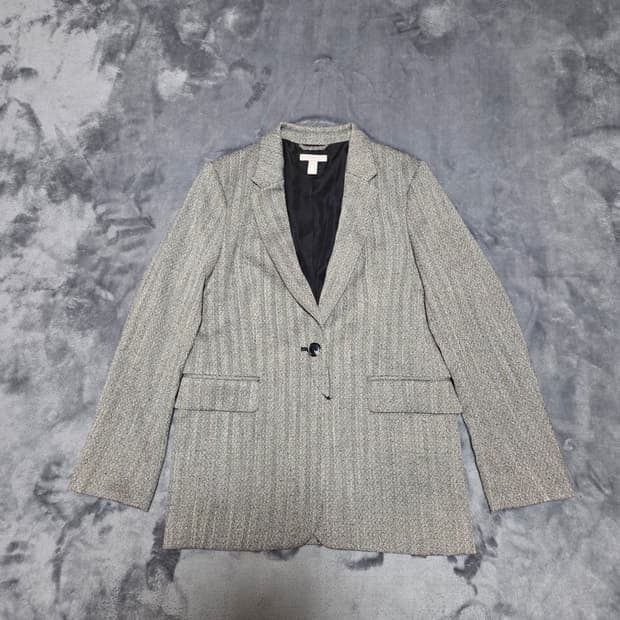 (XS)여성 H&M 헤링본 싱글 자켓