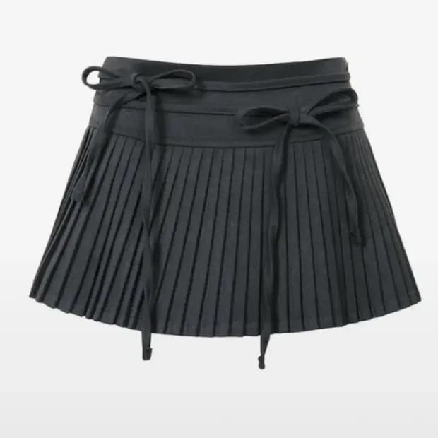 페인오어플레져 25ss 에코 플리츠 스커트 S