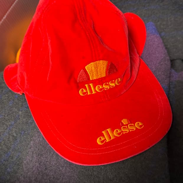 엘레쎄 빈티지 스웨이드 모자