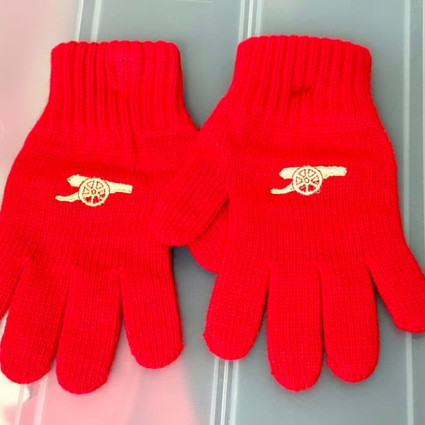 아스날 아크릴 장갑 영국산 s~m