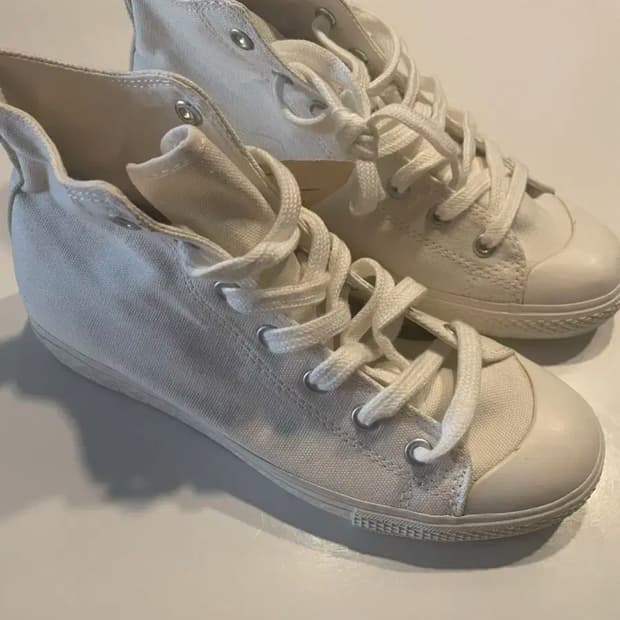 MUJI 무지 하이탑 스니커즈 230cm