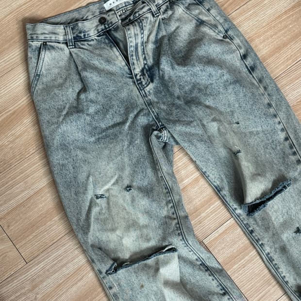 비슬로우 연청데님