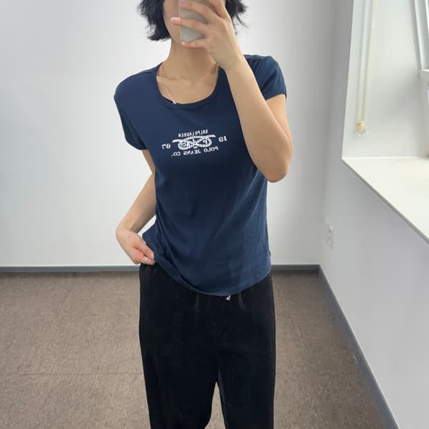 Polo jeans 폴로 진스 네이비 반팔 