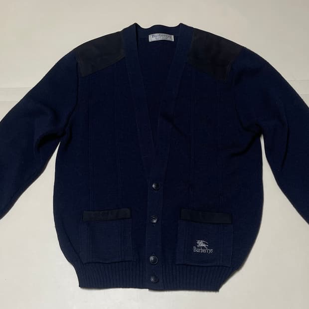 버버리 90‘s 코만도 울 가디건