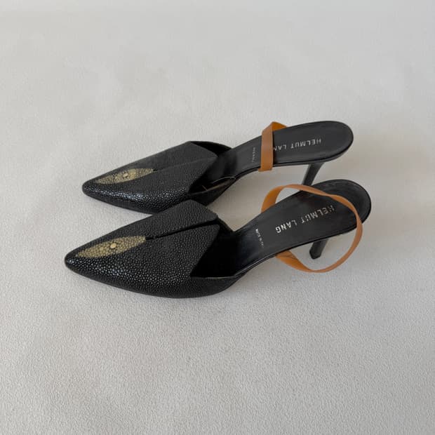 [EU38]헬무트랭(HELMUT LANG) 가오리 레더 구두(ITALY)