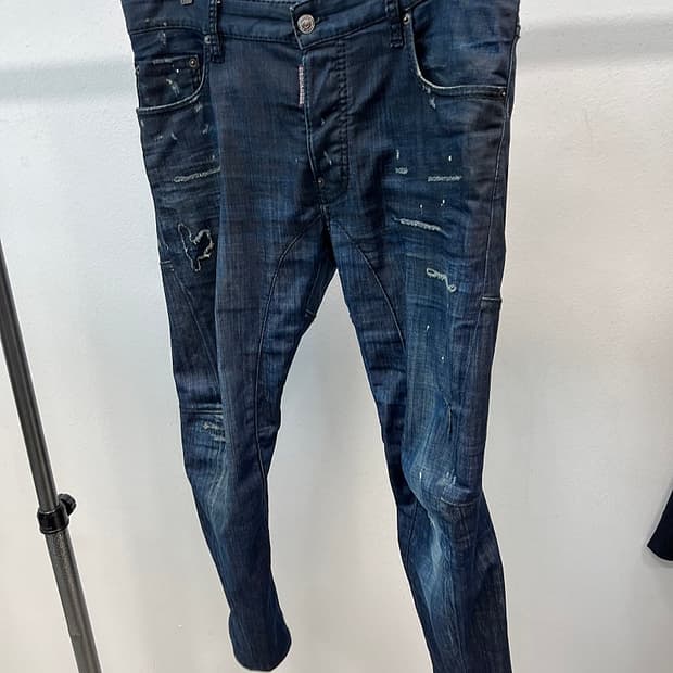 34) 디스퀘어드 오일워싱 바이커진 