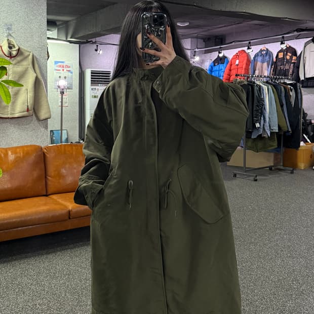 코드그라피 카키 오버핏 필드 자켓 B4369