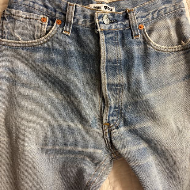 리던 리바이스 하이라이즈 앵클크롭 24 새상품 