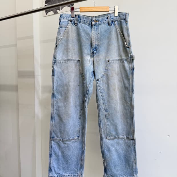 CARHARTT 칼하트 더블니 데님 팬츠