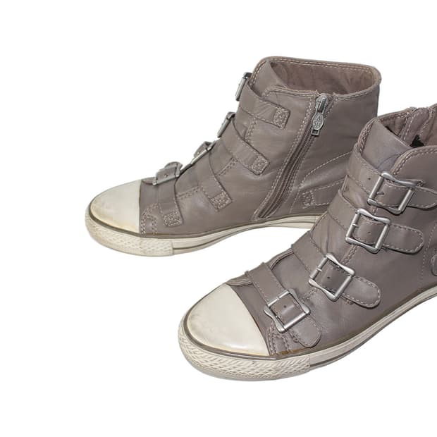 ASH 애쉬 스트랩 레더 슈즈