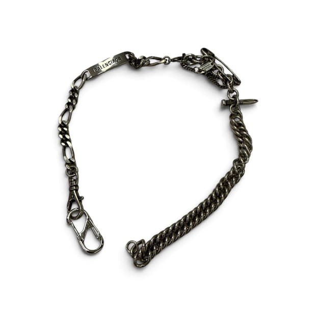 Balenciaga Clip & Nail Necklace
