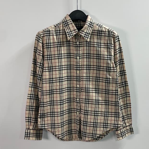 버버리 우먼스 노바체크 포켓 셔츠 (on.510)