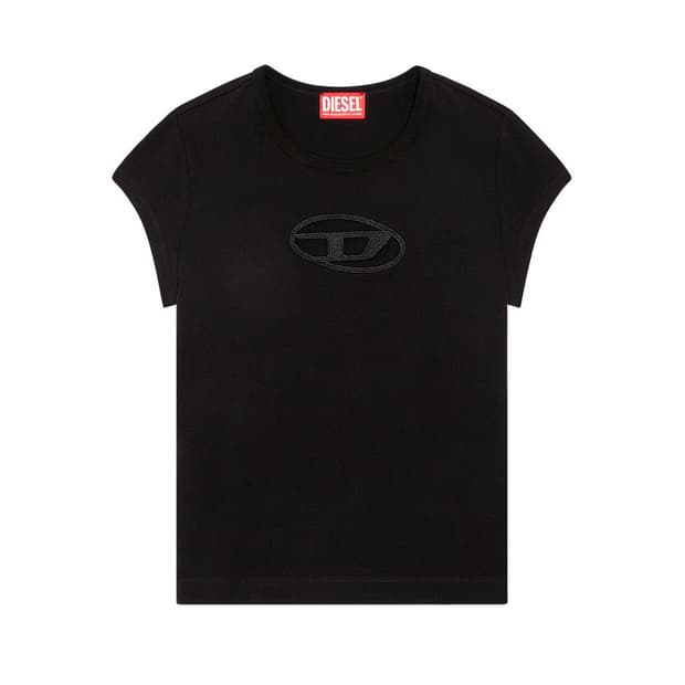 Diesel 디젤 피카부 로고 티셔츠 블랙 M